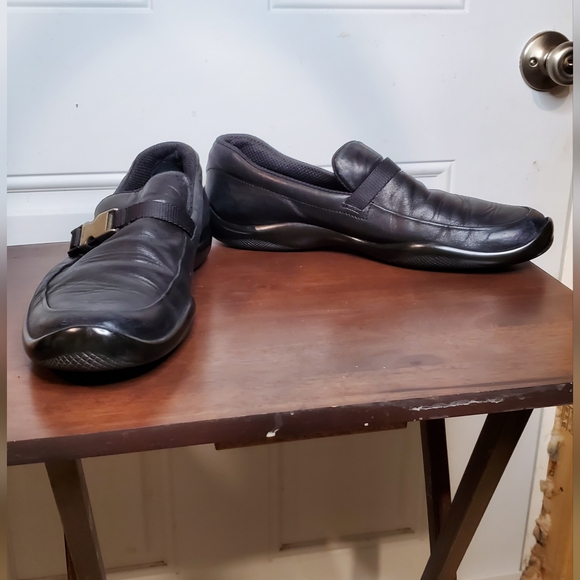*SOLD* Prada Loafers, Black, Size 11 - Picture 3 of 15